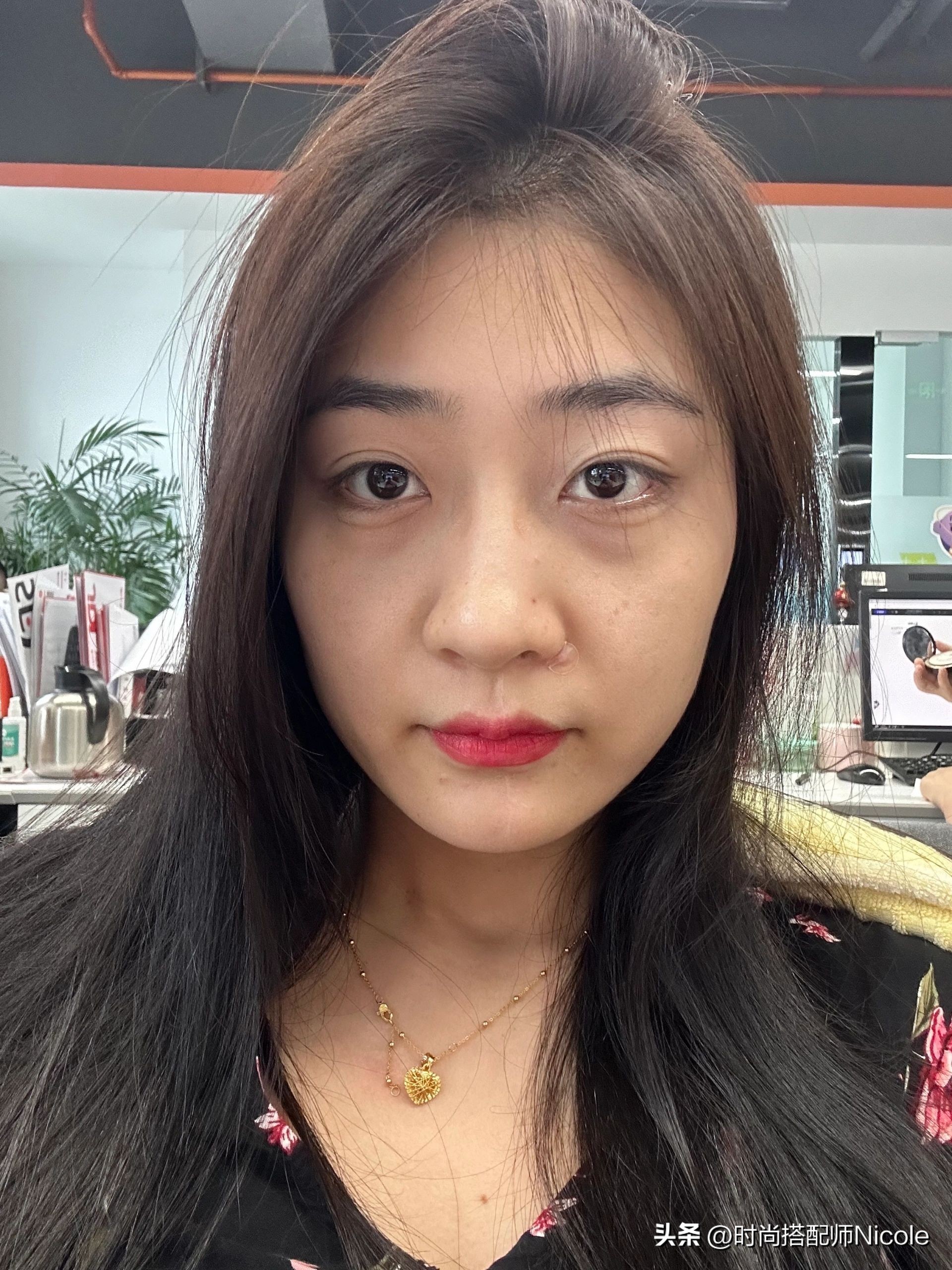 媲美hourglass的遮瑕,遮瑕hourglass底妆前后