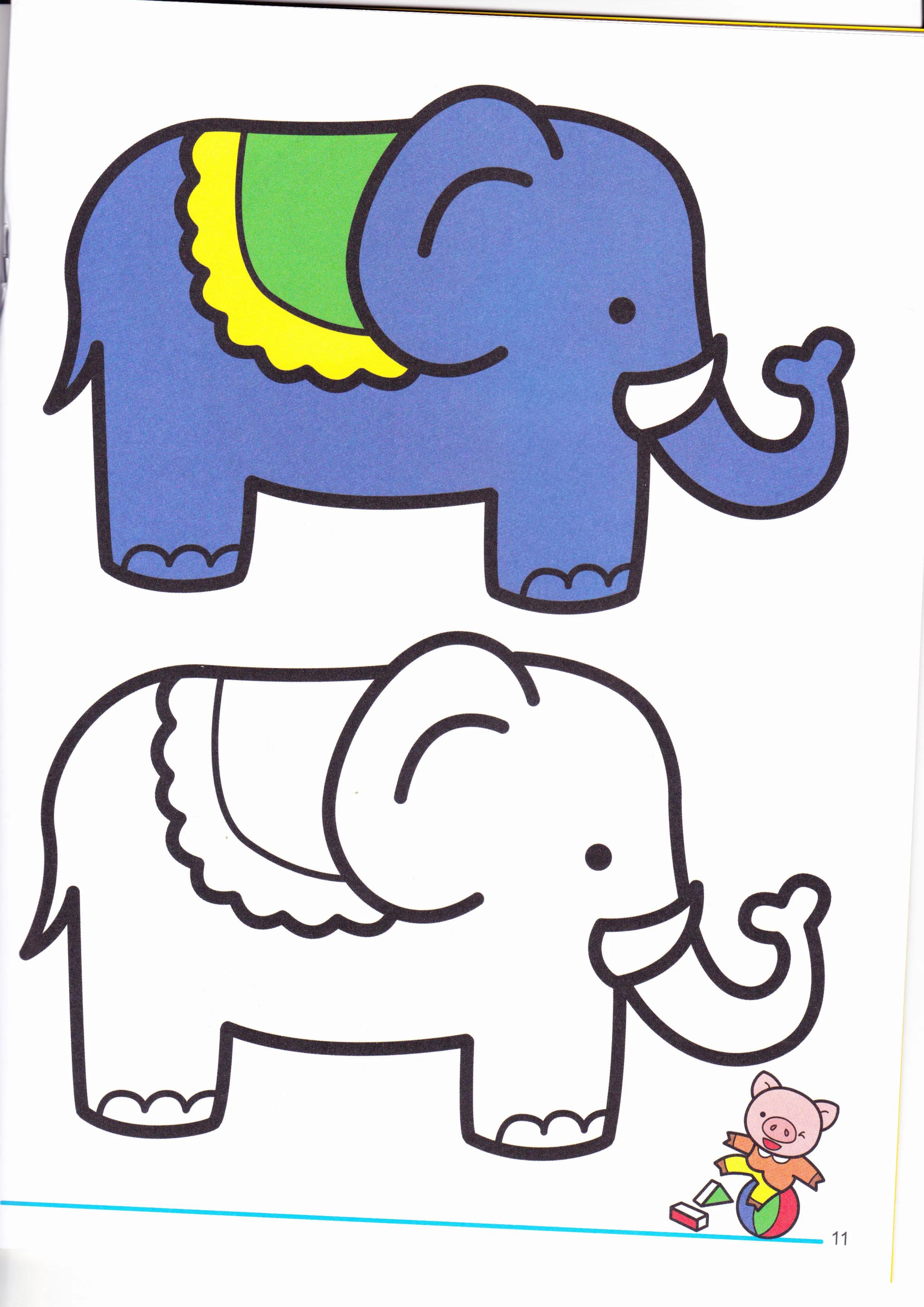 幼儿简笔画涂色图片大全,少儿绘画早教简笔画涂色系列