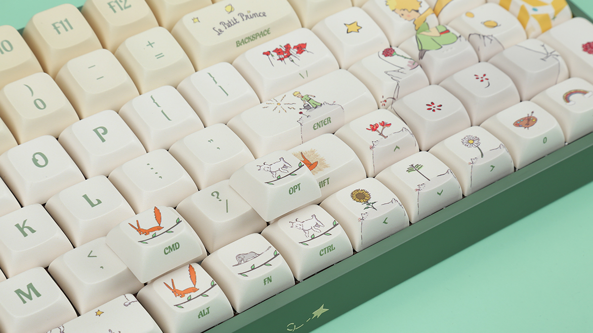 f87客制化机械键盘测评,iqunix玫瑰之约