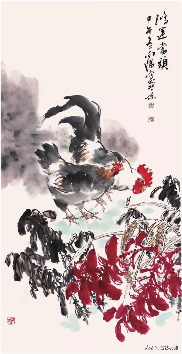 十二生肖鸡画法步骤,鸡的画法简笔画步骤