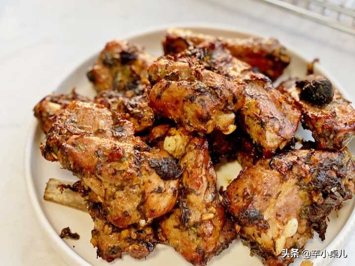 橄榄菜焖排骨,橄榄菜烤排骨的做法