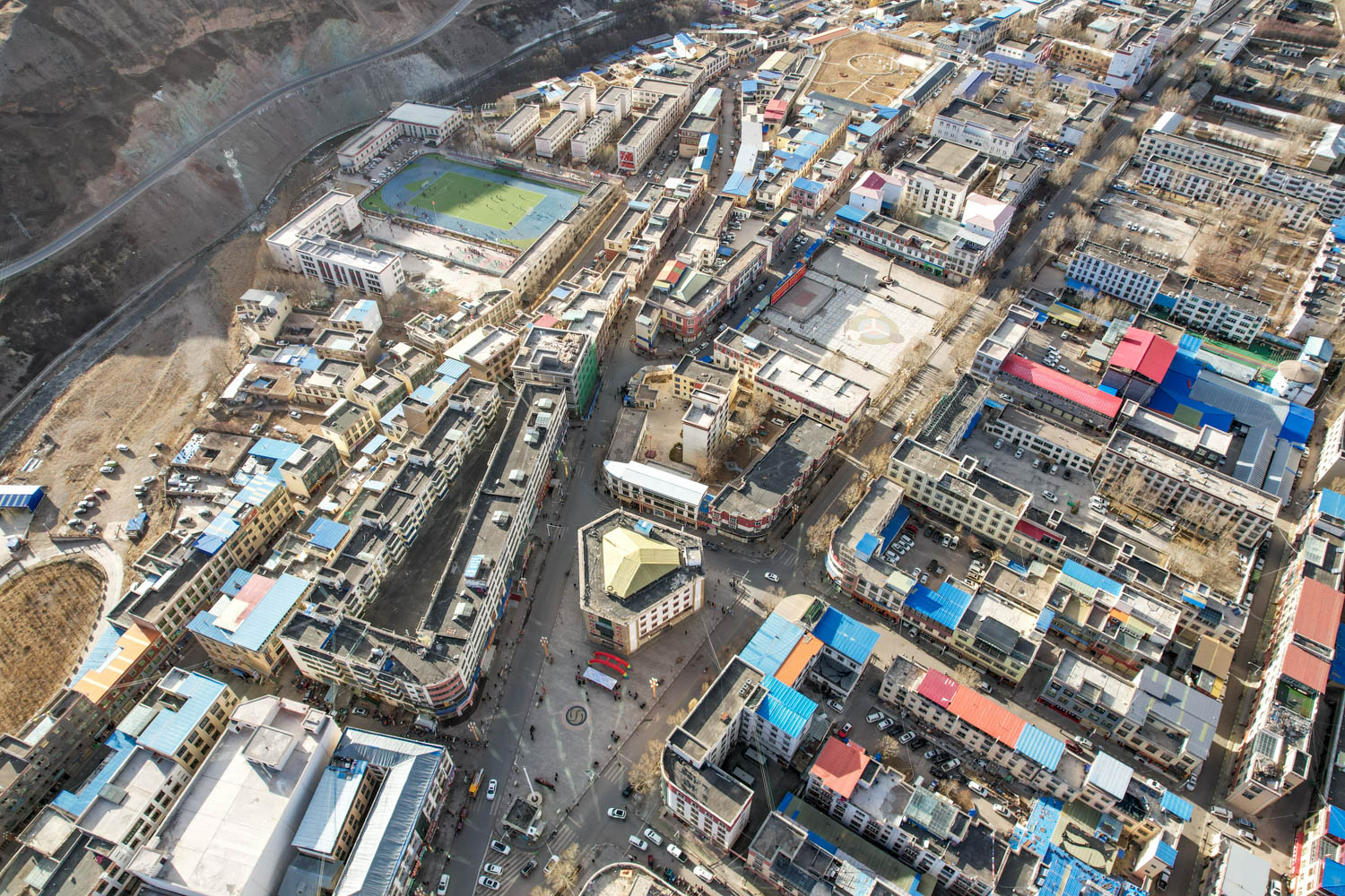 *藏西**东部小城，风光举世闻名，满街都是虫草店，一生一定要游一次