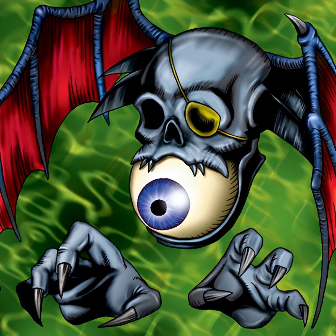 游戏王画风的卡片,游戏王帅气怪兽头像