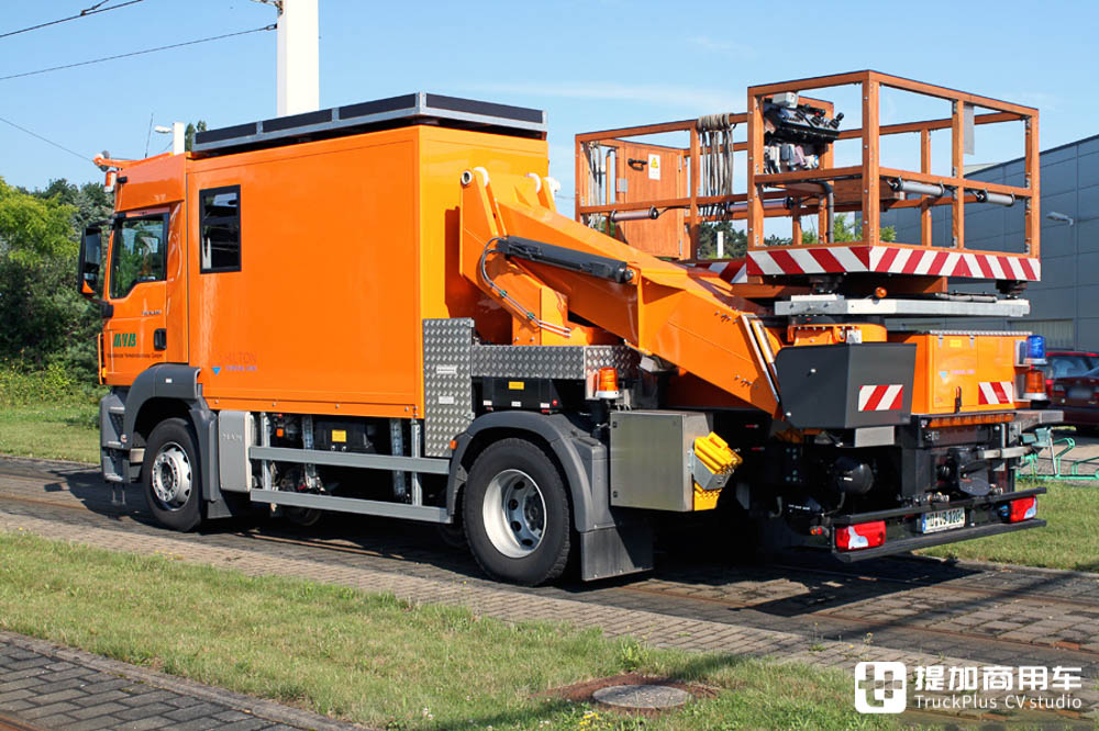 轨交运行守护神，极其罕见的曼恩TGS接触网检修车实拍