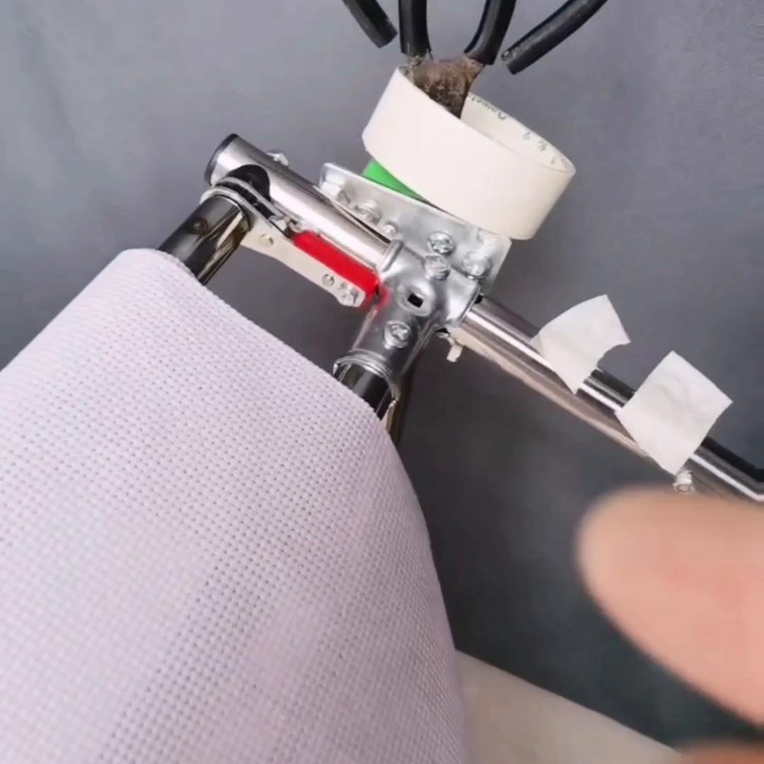 十字绣绷紧框制作,十字绣怎么拿管子绣