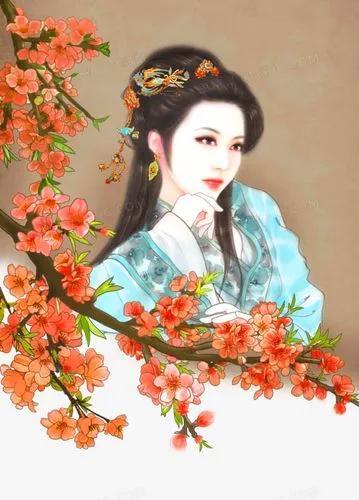 精美手绘手机壁纸古装演员,唐嫣古装高清壁纸