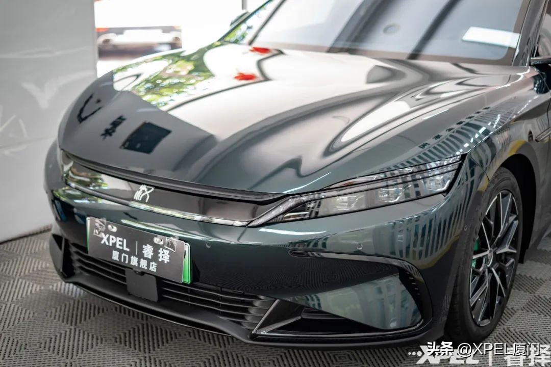 厦门汽车贴膜合肥,比亚迪车衣贴膜手法