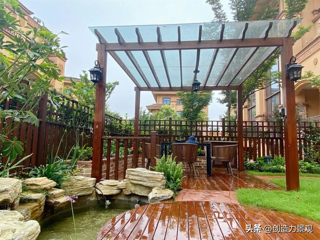 简单大气庭院鱼池设计,庭院设计鱼池的最佳方法