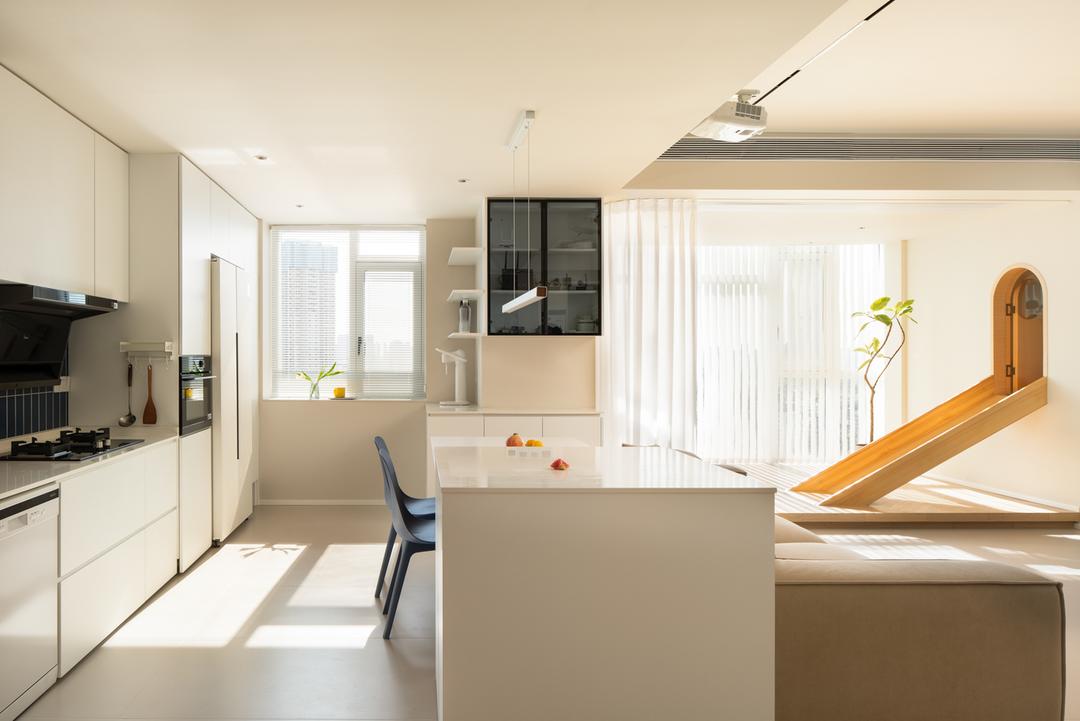 房间日式原木装修风格全屋效果图,极简主义亲子宅设计