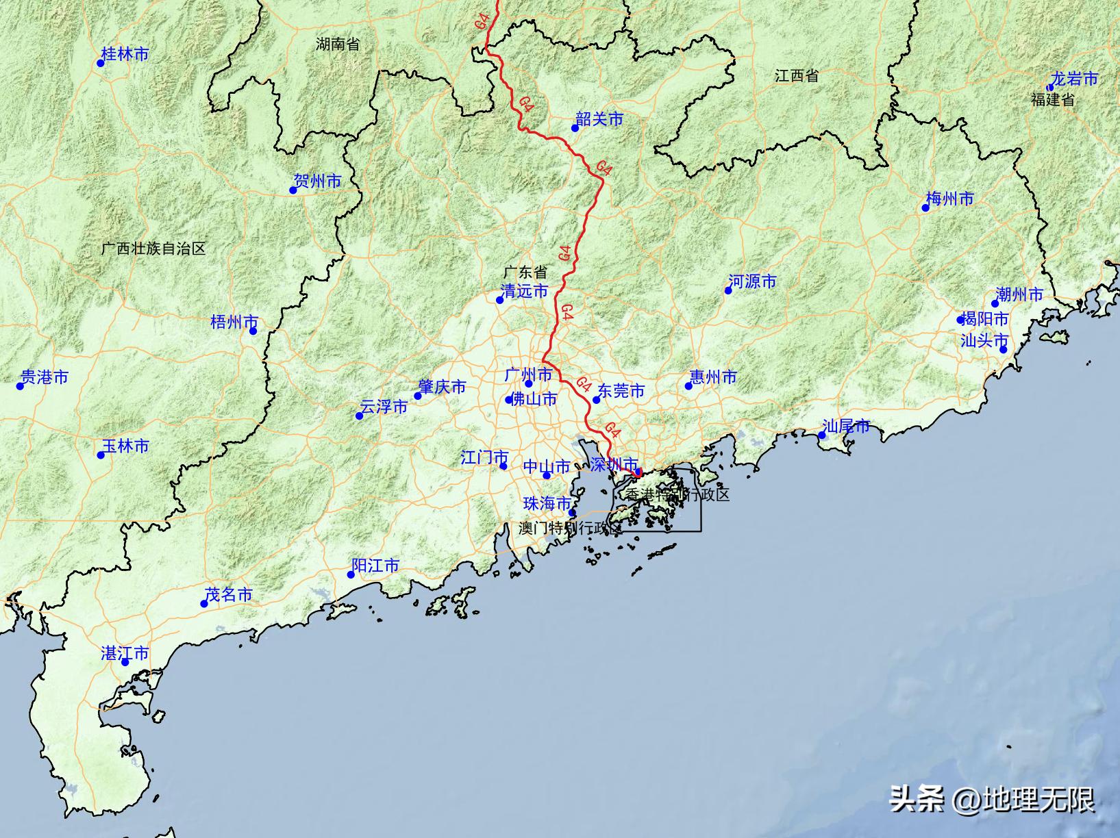 广东省高速地图高清版大图,广东省高速公路路线图最新版