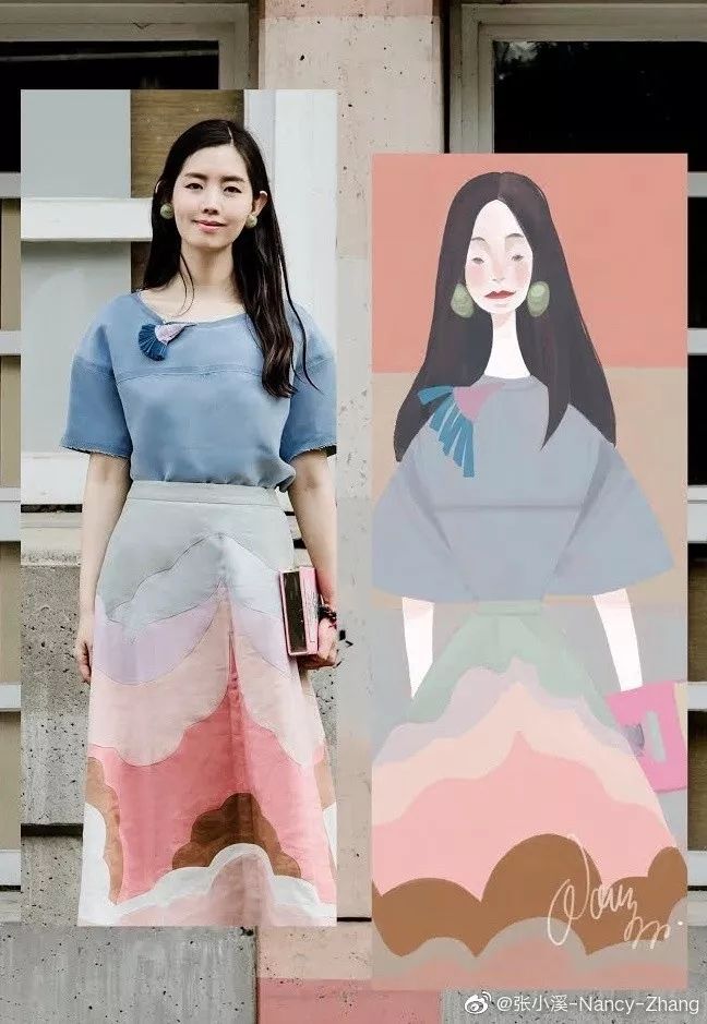 刘诗诗彩色铅笔画,刘诗诗立体画