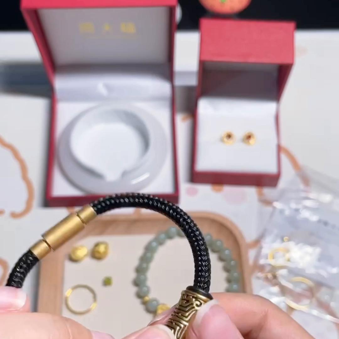 百元手链开箱,百元金条开箱