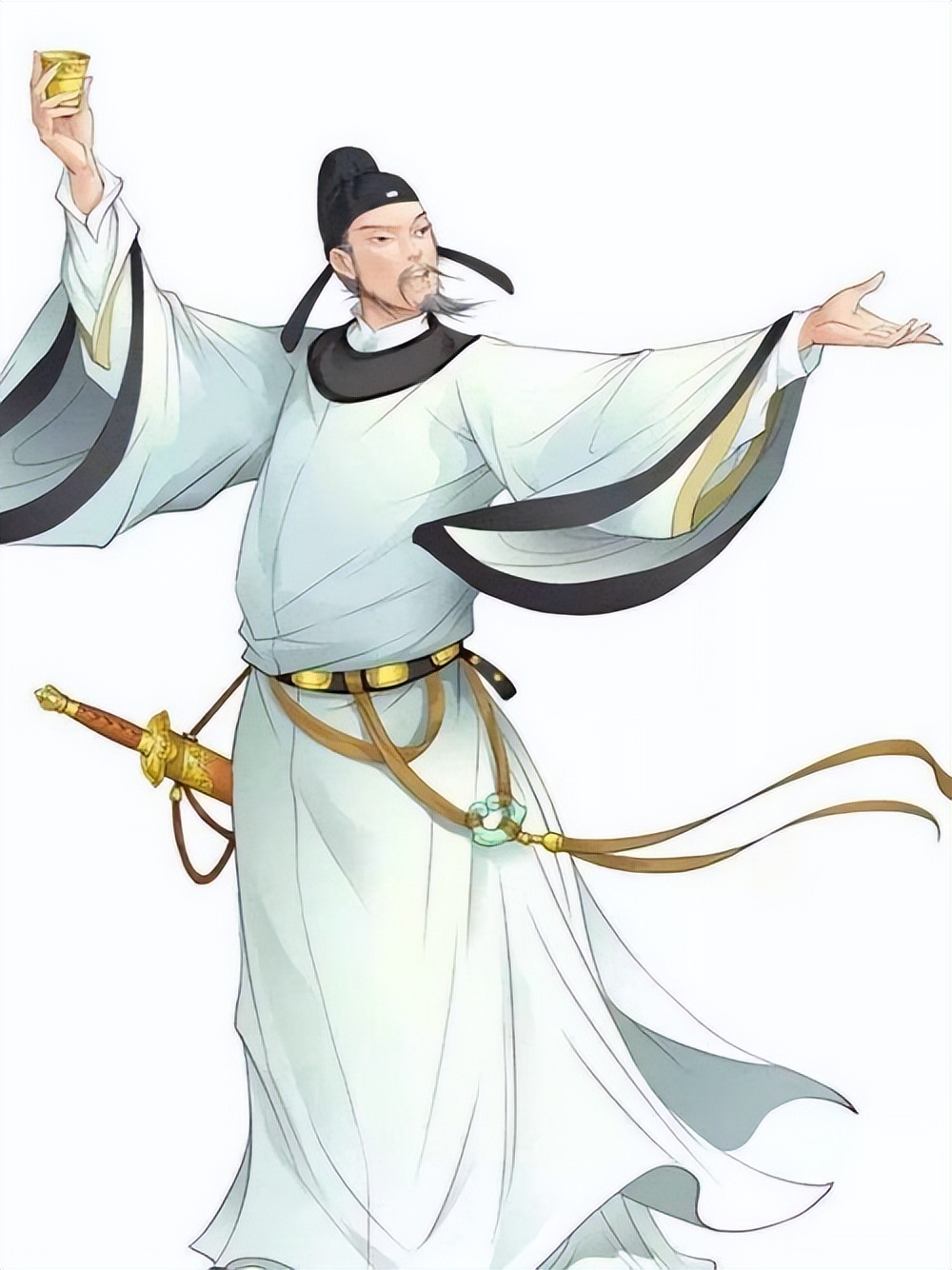 大唐第二剑客李白剑术,李白被誉为大唐第二高手有证据吗