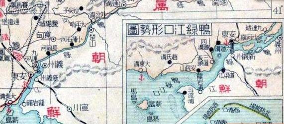 丹东鸭绿江入海口,鸭绿江出海口是怎样失去的