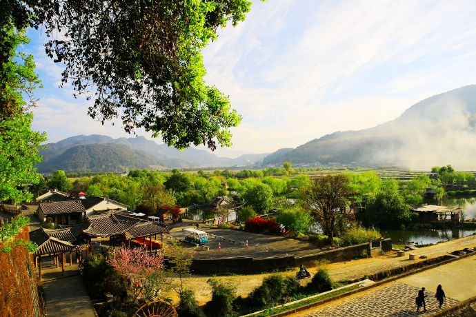 云南和顺古镇,和顺古镇如诗如画的风景