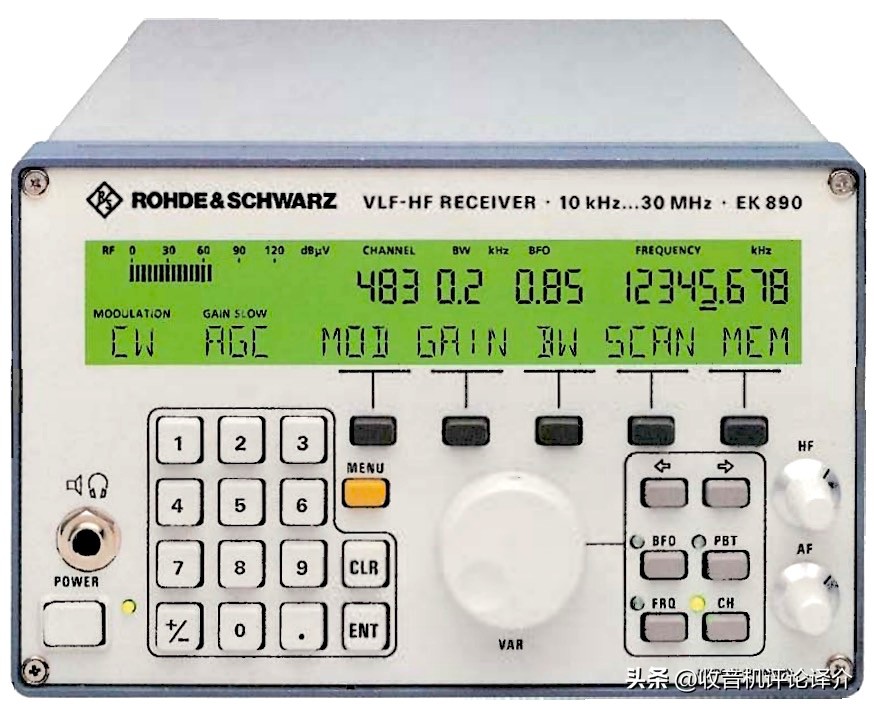 罗德与施瓦茨EK890接收机，1991年首发，胜过大多数当代设备？