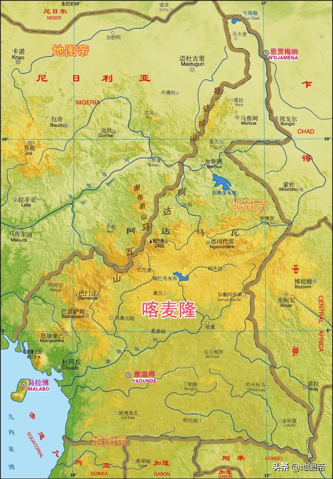 南非东非西非中非,南非中非西非