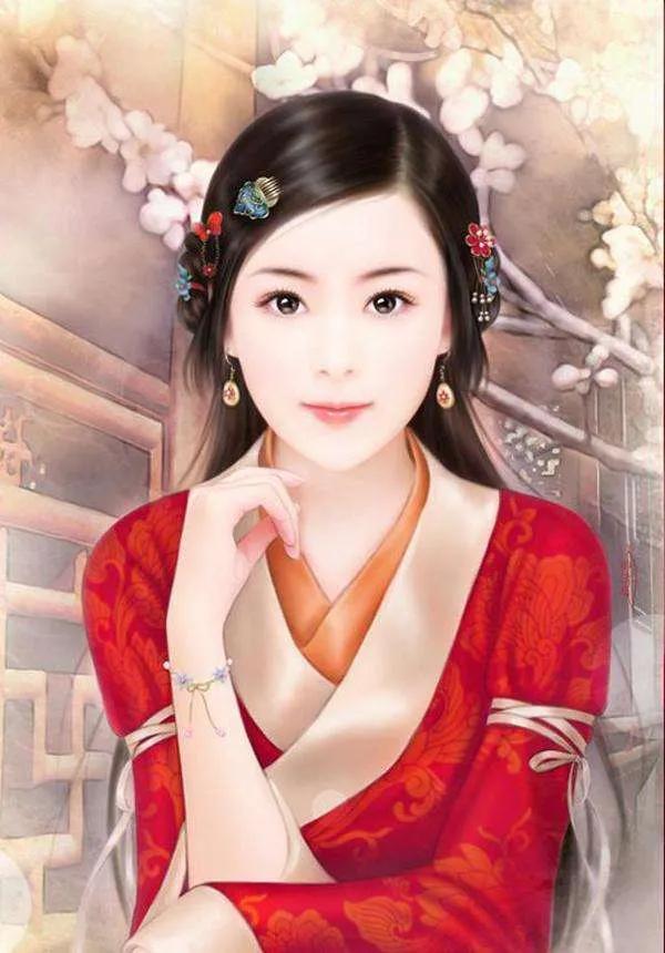 精美手绘手机壁纸古装演员,唐嫣古装高清壁纸