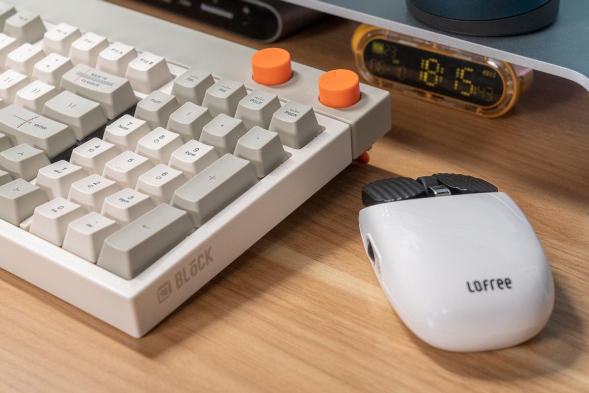 洛斐透明磨砂键盘测评,lofree洛斐机械键盘套装