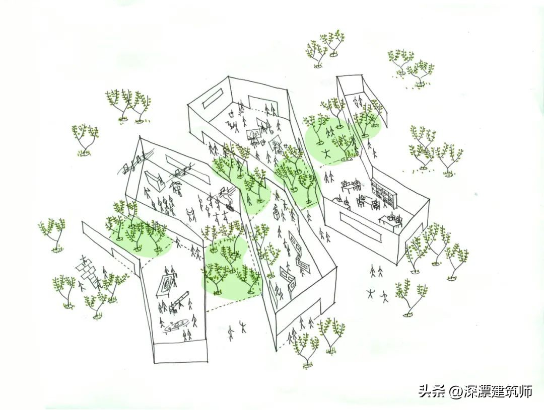 新作|友兰中学图艺综合楼：延展与折叠/WAU建筑事务所
