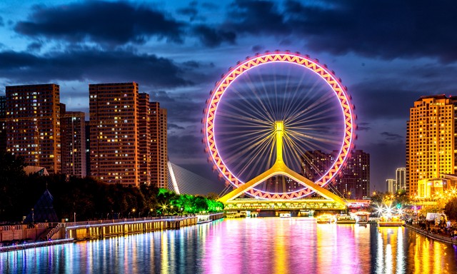 天津东疆港金沙滩景区,天津5.1开放的景区