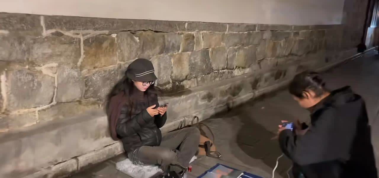 她在大理街头卖诗，养了两只猫和一条狗