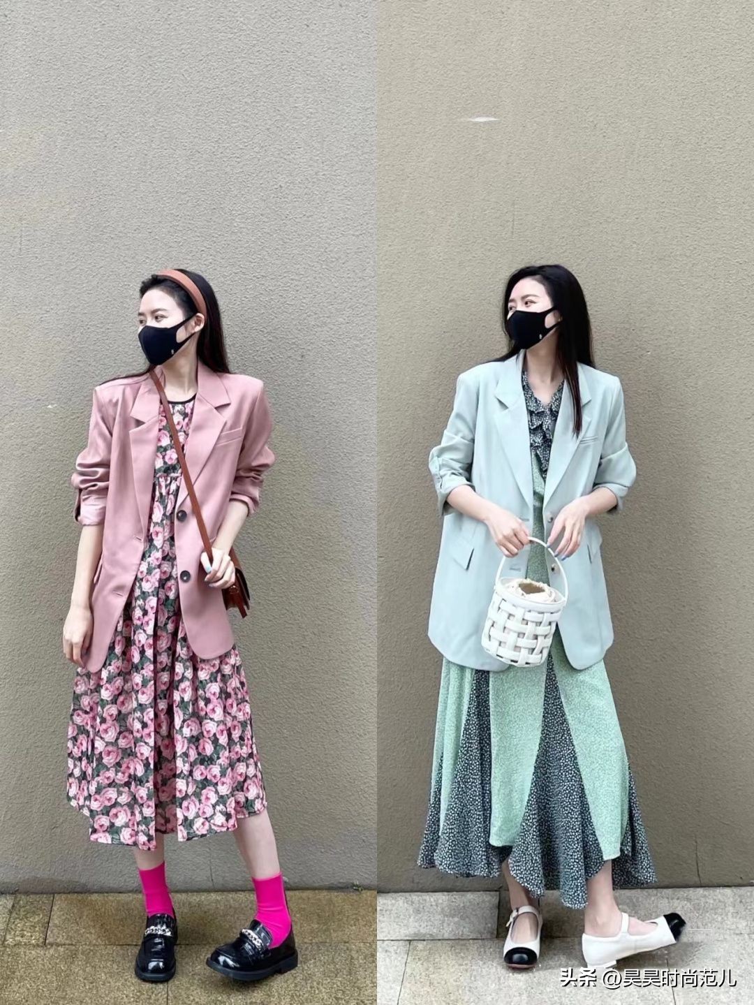 碎花裙怎么搭可以美一个秋天,碎花裙怎样搭配出时尚感好看