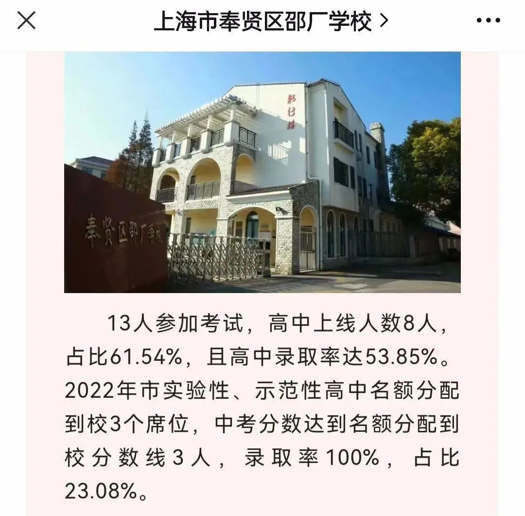 上海民办初中中考成绩排名榜,上海各中学2022高考喜报