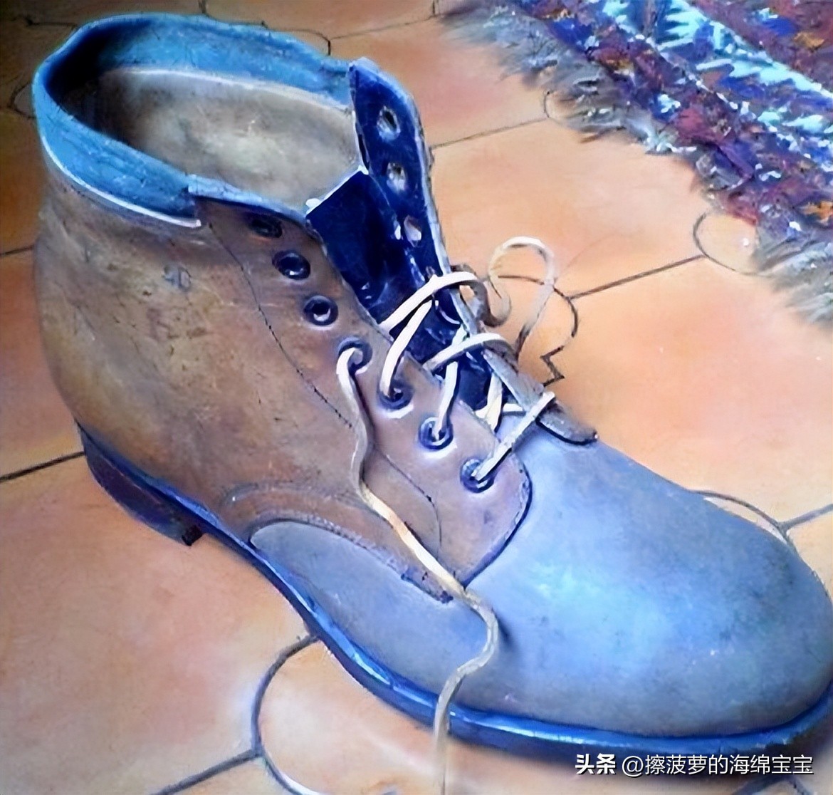 二战时期德国专用军靴,二战德国军靴长筒图片