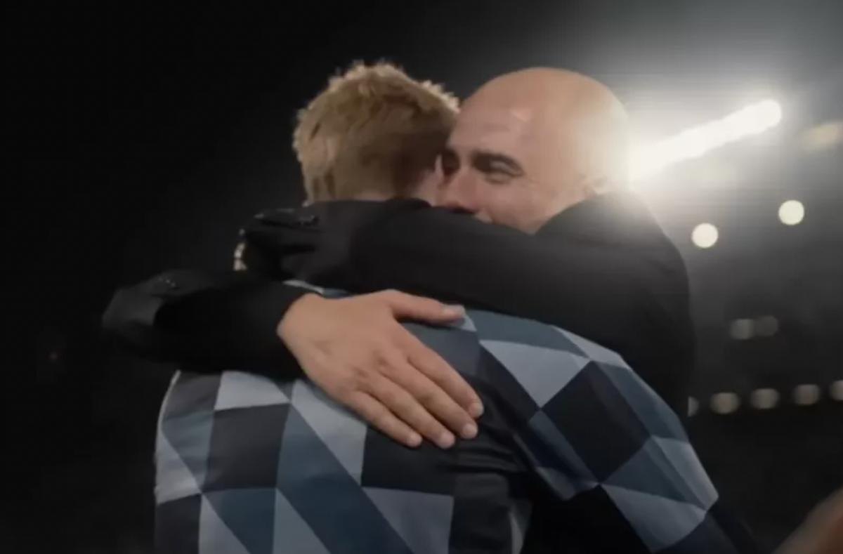 曼城夺欧冠德布劳内有落泪吗,曼城欧冠决战瓜迪奥拉