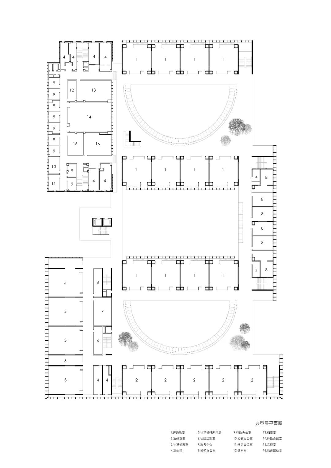梅林中学改造方案,福田梅林中学改建