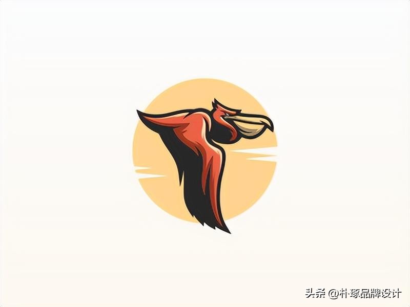 32款大嘴鸟元素创意企业标志有点意思