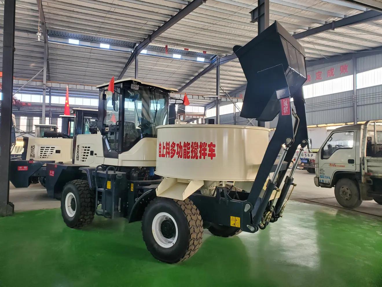 农村混凝土移动式搅拌机设备,移动式混凝土搅拌机工作视频