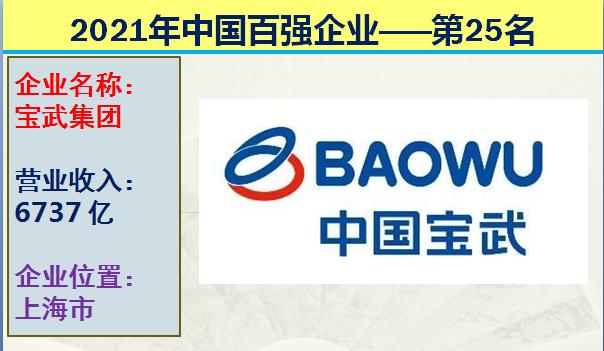 2021年中国十大国企排行榜,2021中国企业营收前十