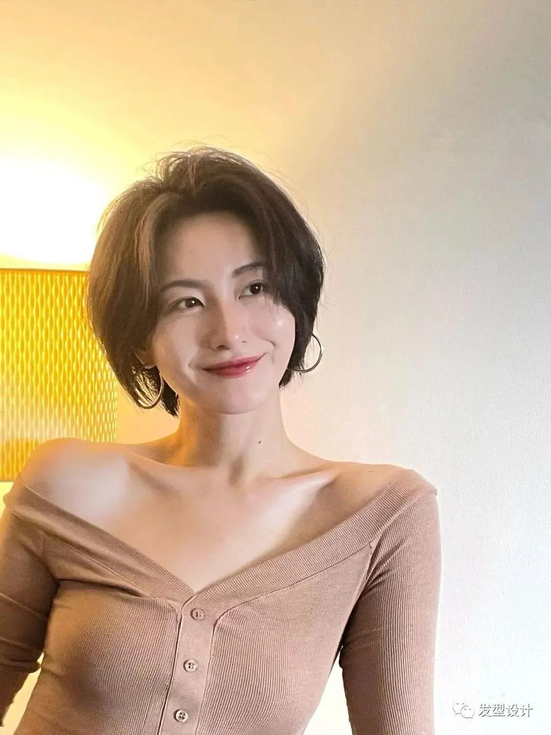 “热短发”，是纯欲天花板哦