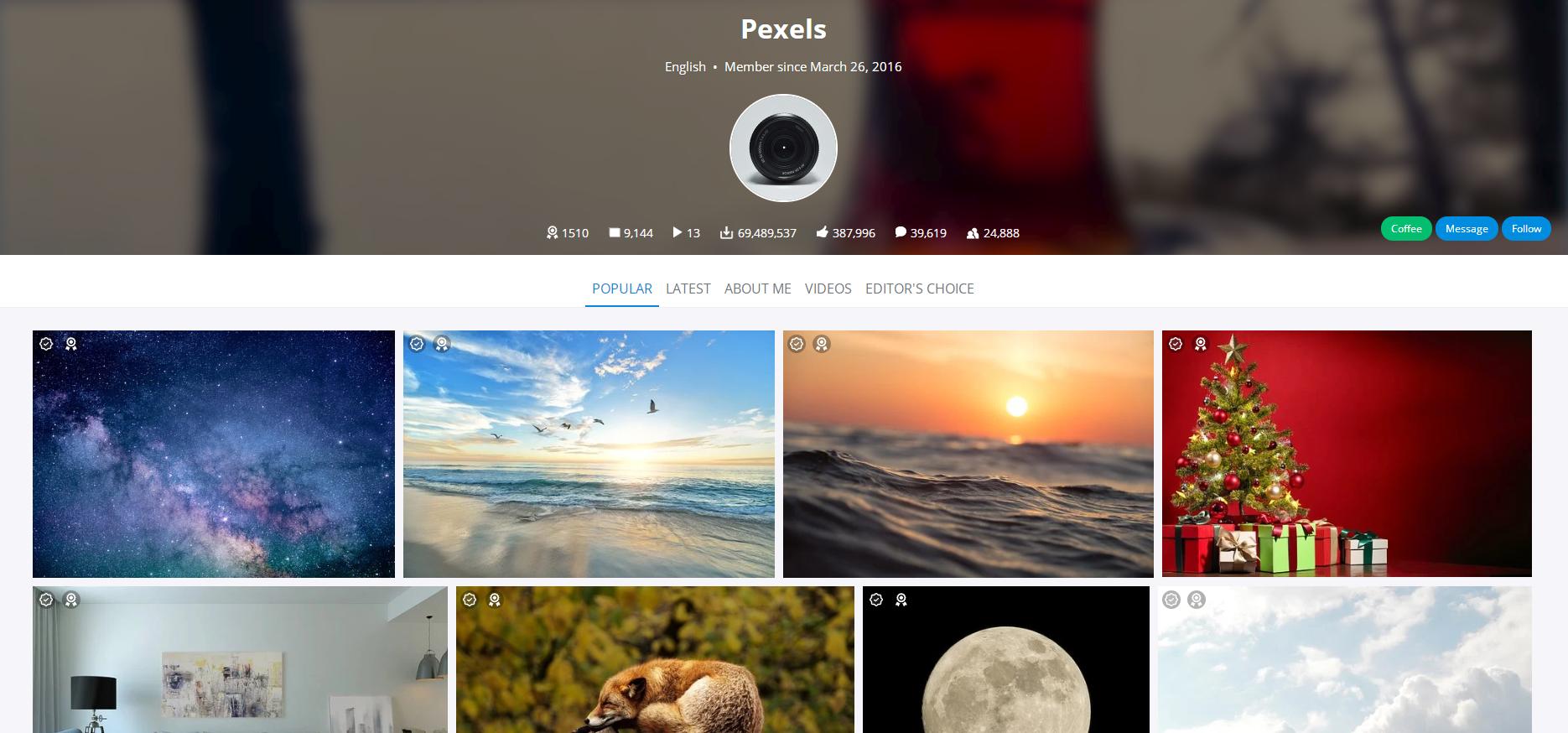 免费下载高清图片的网站,无版权的好用的免费视频素材网站