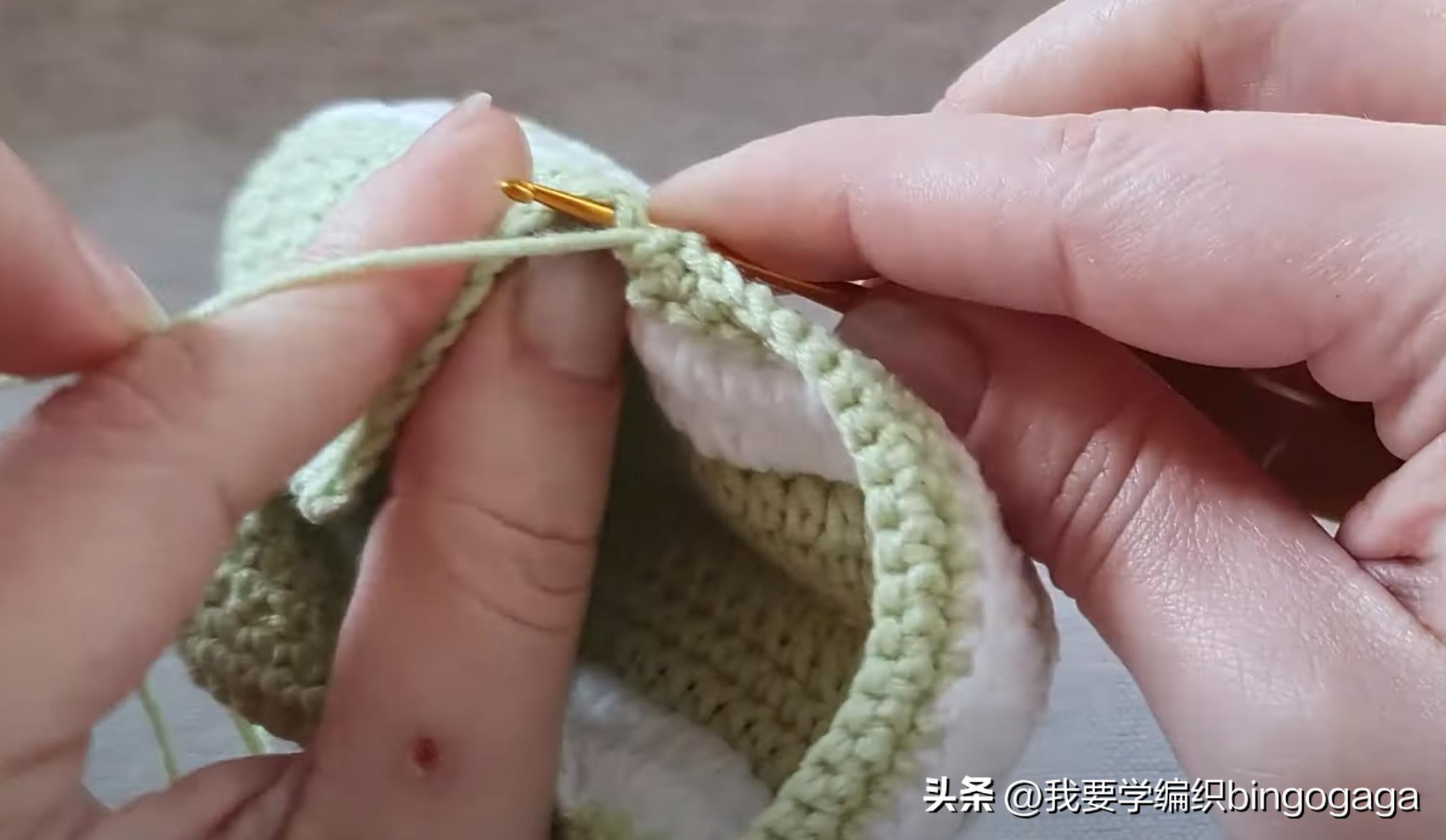 简单易学钩婴儿鞋教程,简单易学的婴儿钩鞋