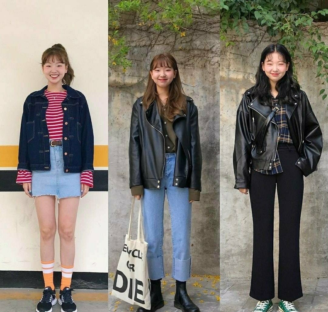韩国女生的秋季时髦穿搭示范,30套最火的韩系穿搭简单又好穿