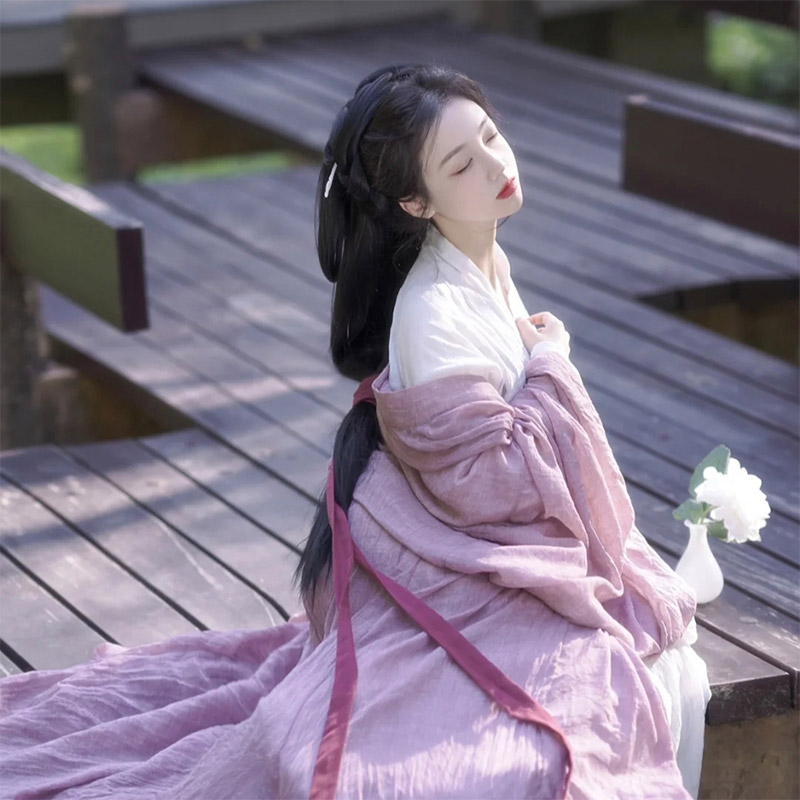 古风头像女唯美淡雅治愈笑容,古风动漫伤感女子头像