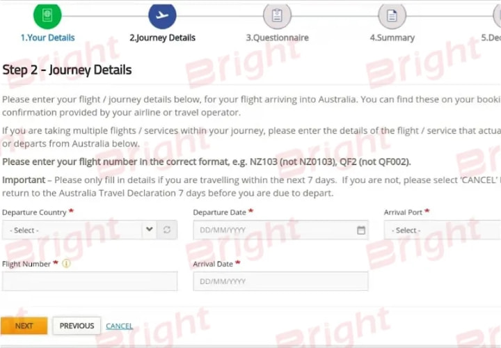 留学澳洲旅游签证办理流程,澳洲旅行声明如何填写