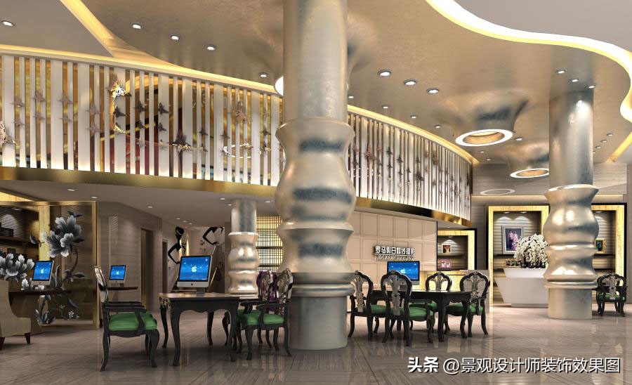 婚纱影楼设计效果图,影楼儿童照设计