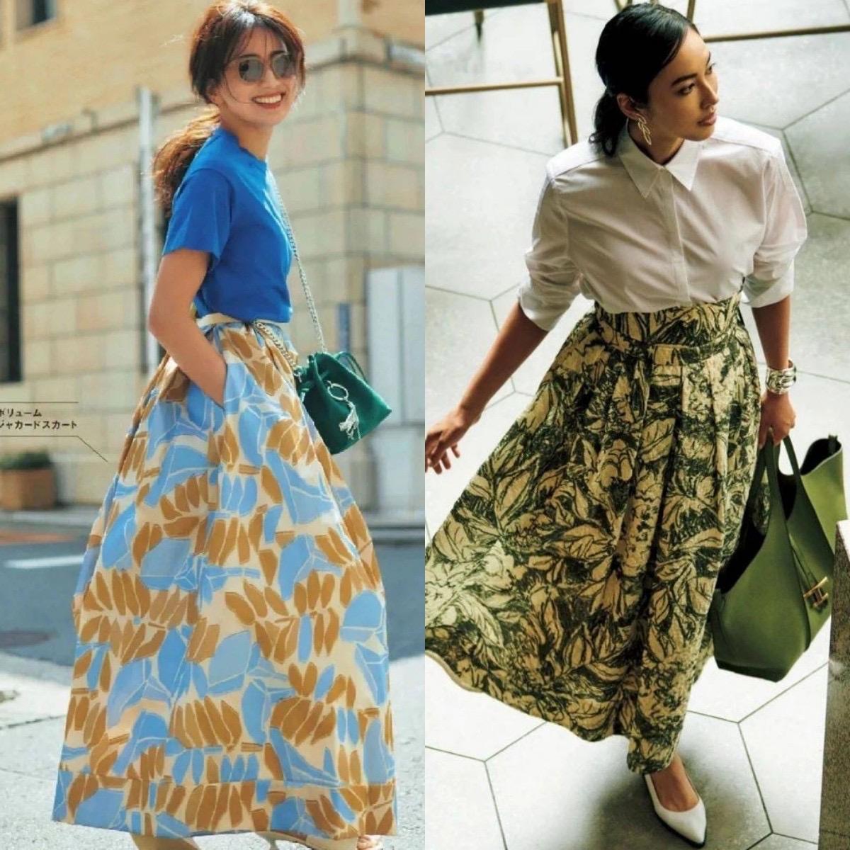 30+的女人，建议穿“裙子+平底鞋”，时髦百搭，舒适还不累脚