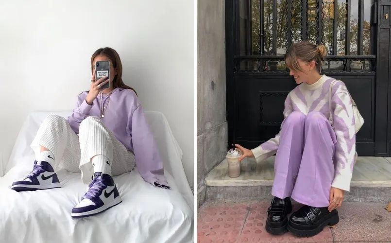 紫色穿了显老气吗,紫色怎么穿有小众感