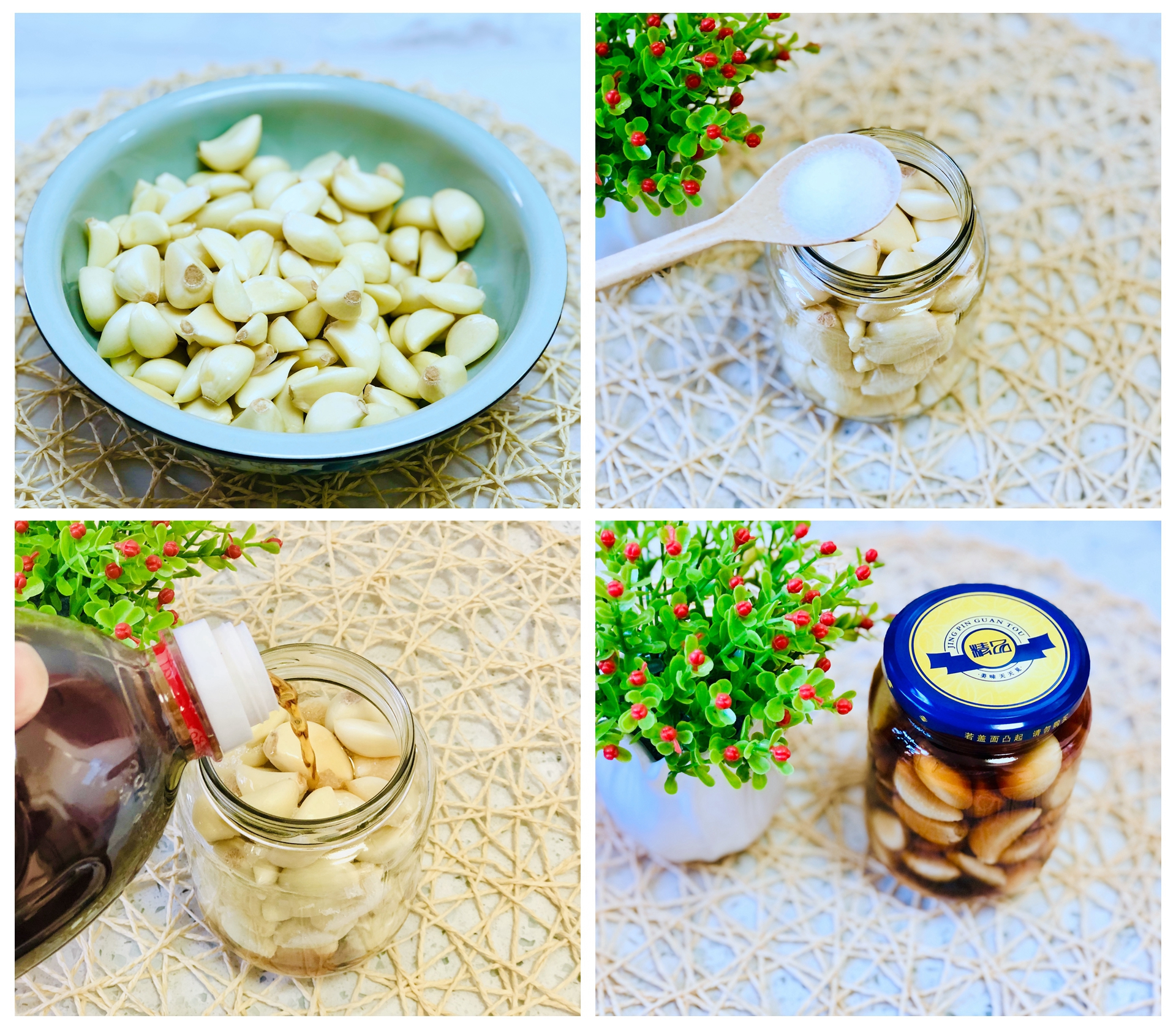 腌腊八蒜的正确方法和时间,腌腊八蒜只放醋错了教你一招