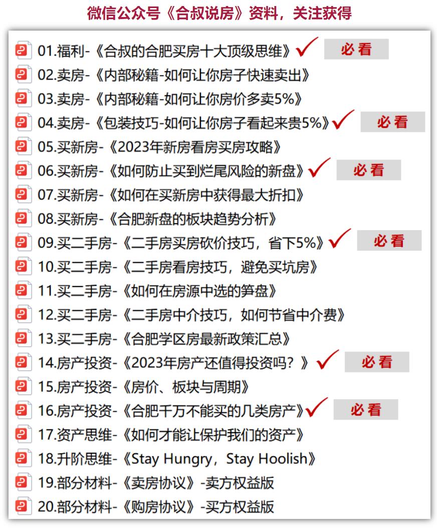 合肥2023年适合买房还是卖房,合肥2023买房还是2024买房合适