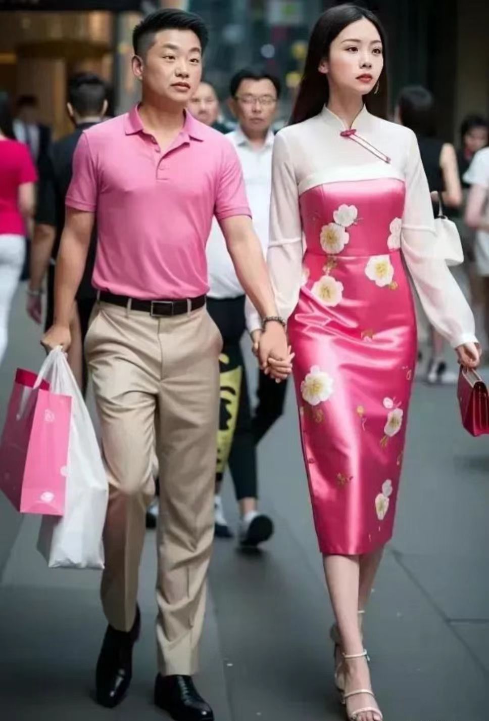 太古里成模仿秀车祸现场,“牵手门事件”一直被模仿,从未被超越