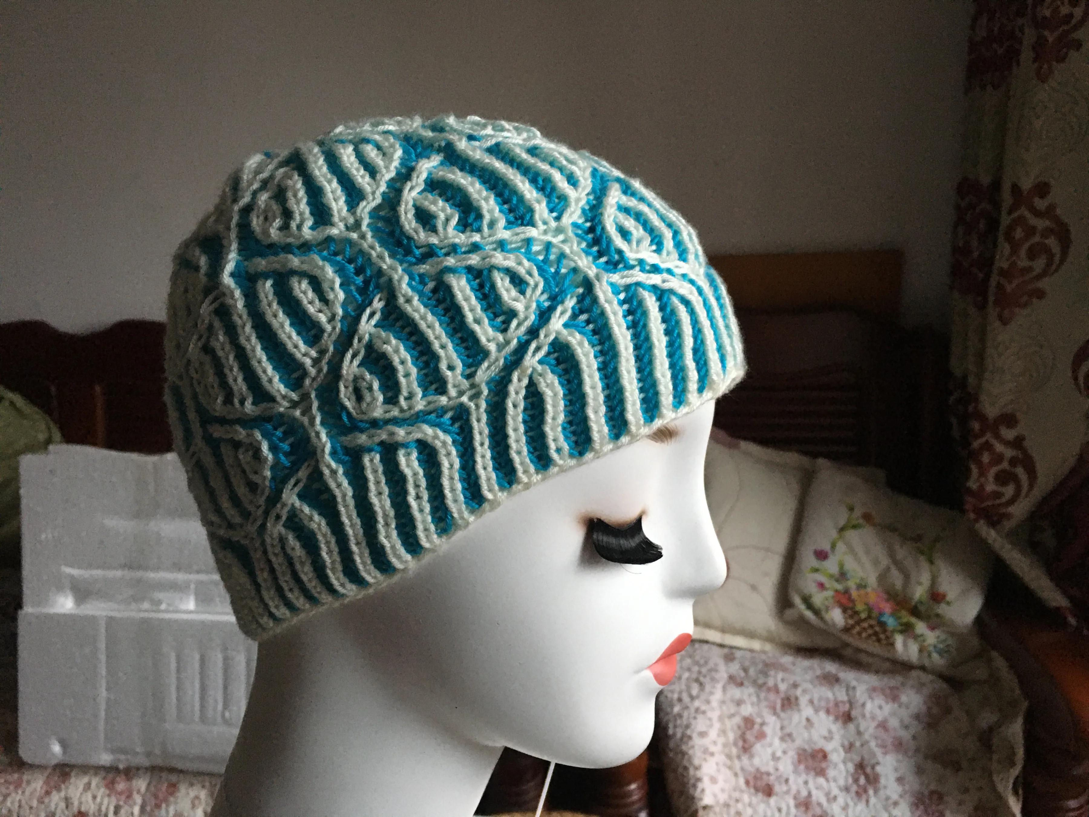 新款八字版灯笼花样,灯笼帽子编织教程大全视频