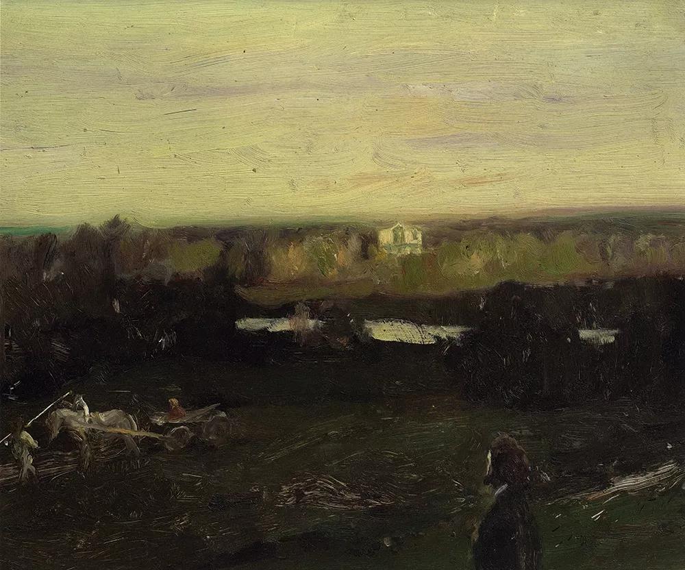 何多苓俄罗斯写生油画,何多苓油画2007