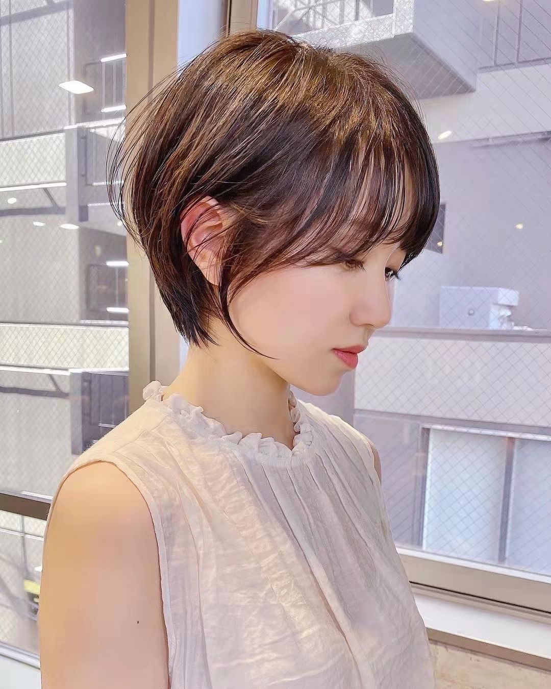 圆脸适合的精灵短发,减龄短发圆脸参考