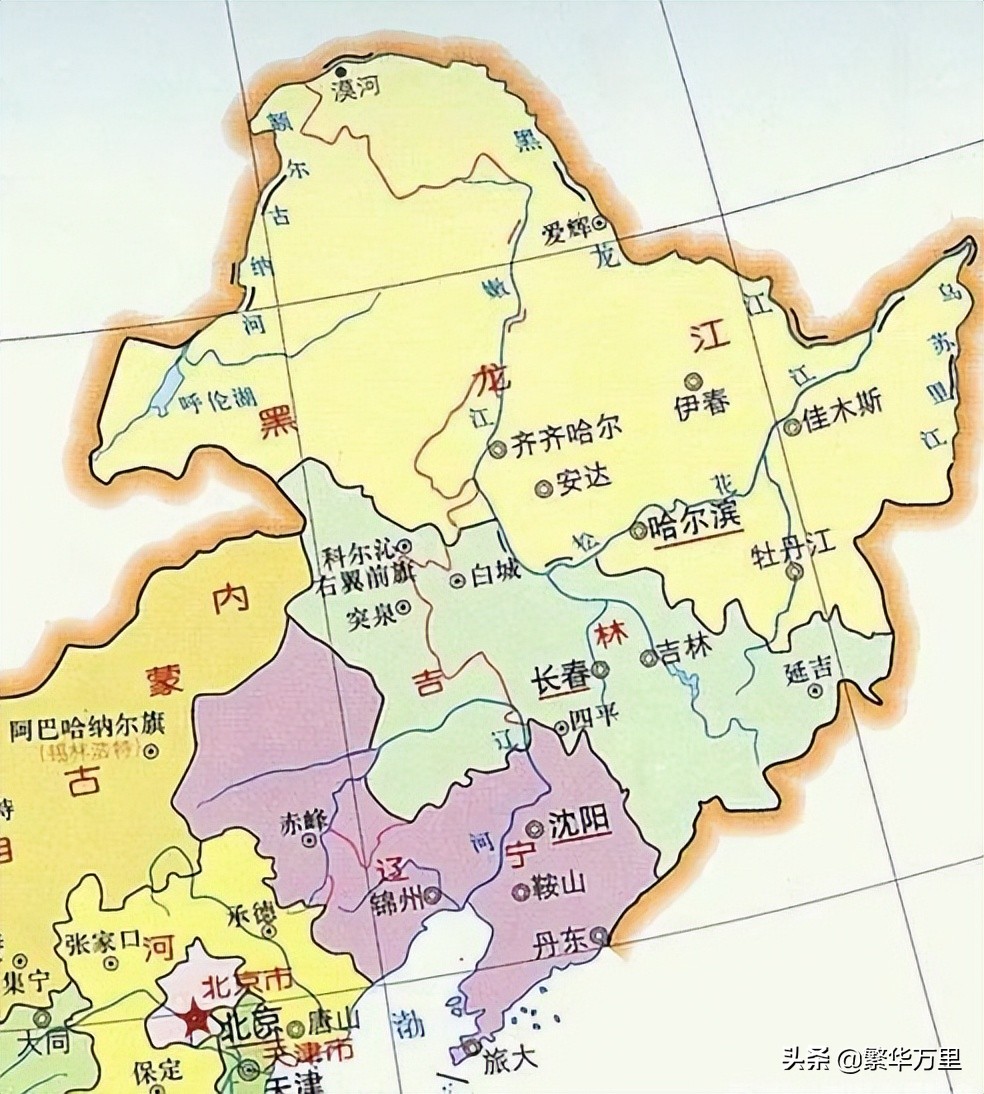 内蒙古地方行政区划调整方案,东北三省区划调整方案